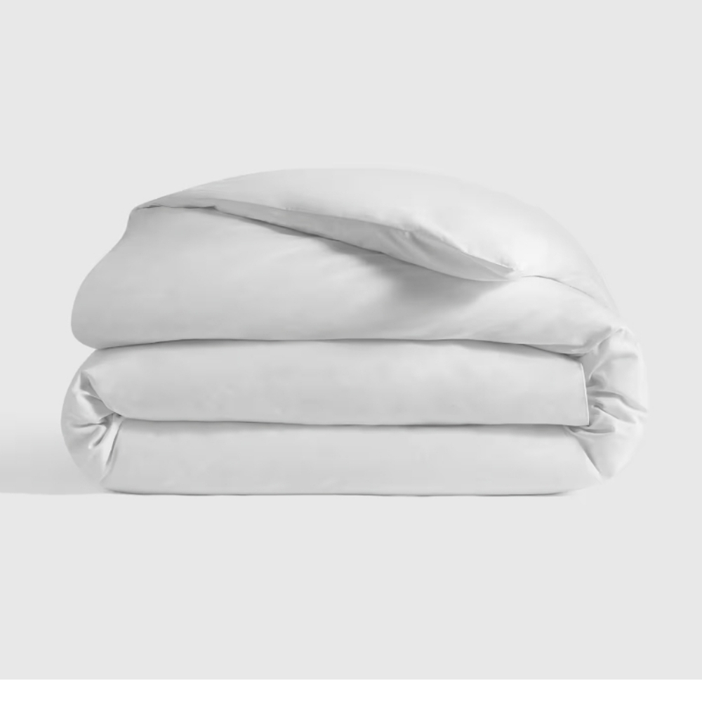 Quince 100% Cotton White Full / Queen Duvet Cover NEW